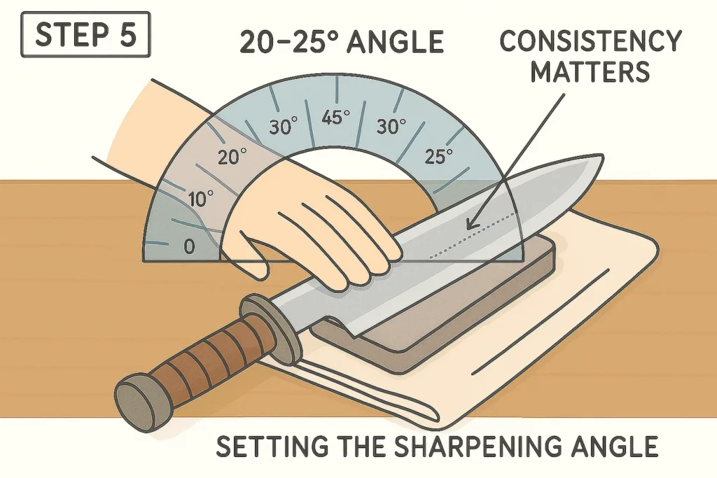 Step 5 Angle setup