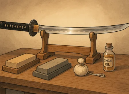 how to sharp a sword