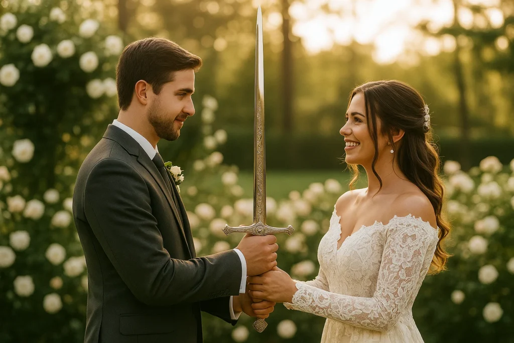 Wedding Sword Exchange
