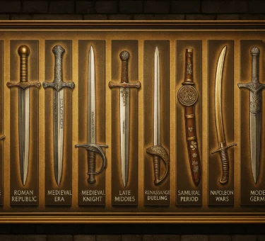 historical timeline of swords