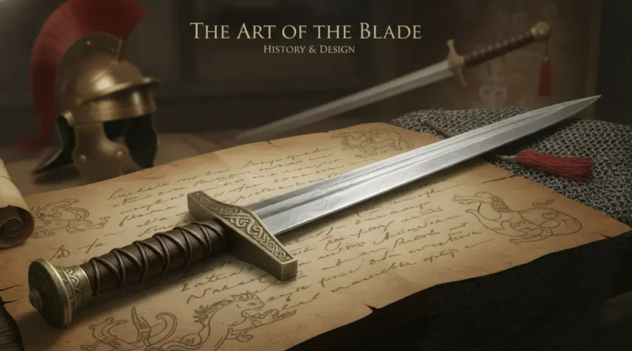 double edged sword meaning and design illustration