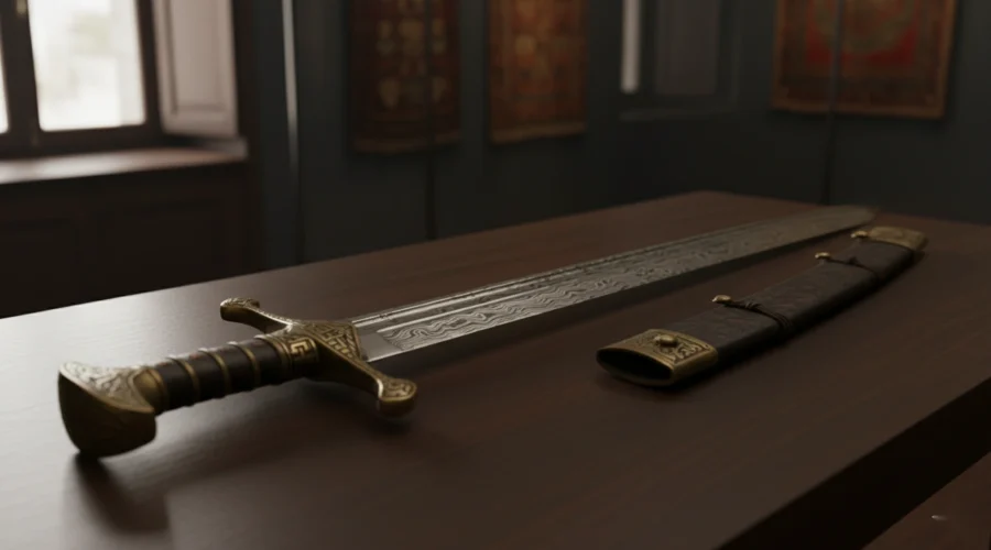 damascus steel sword