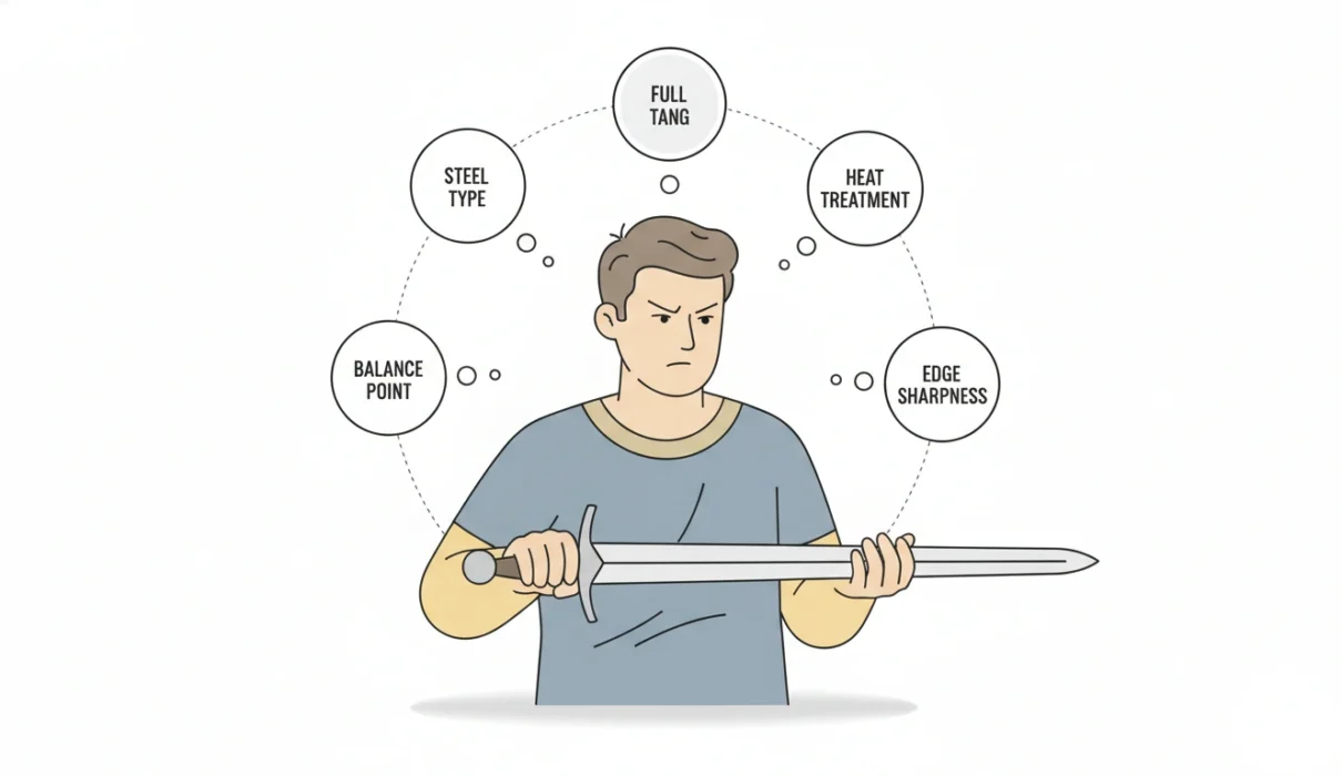 things to keep in mind before buying sword