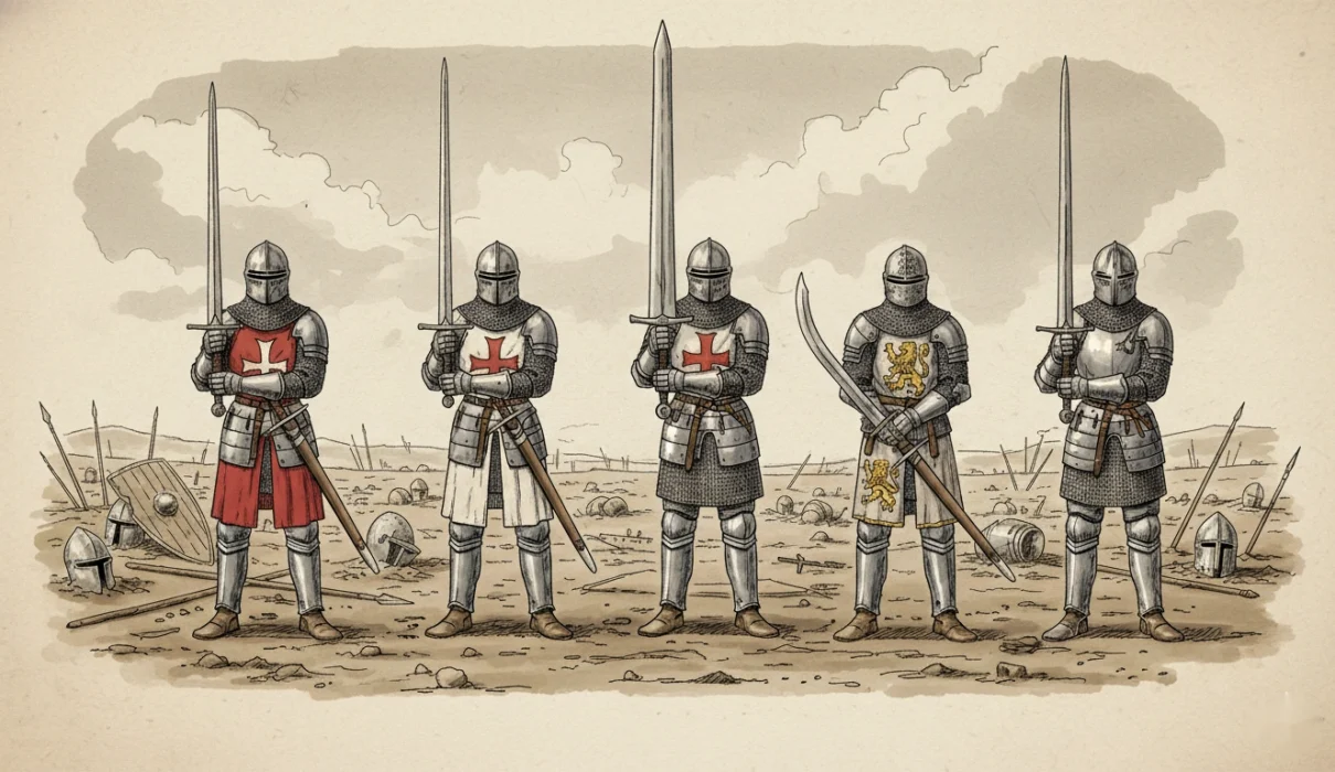 Swords Used by Medieval Knights