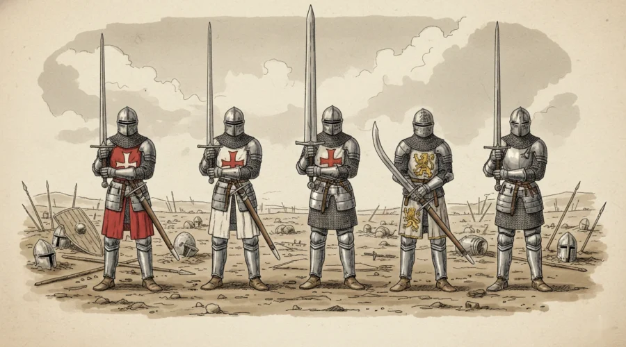 Swords Used by Medieval Knights