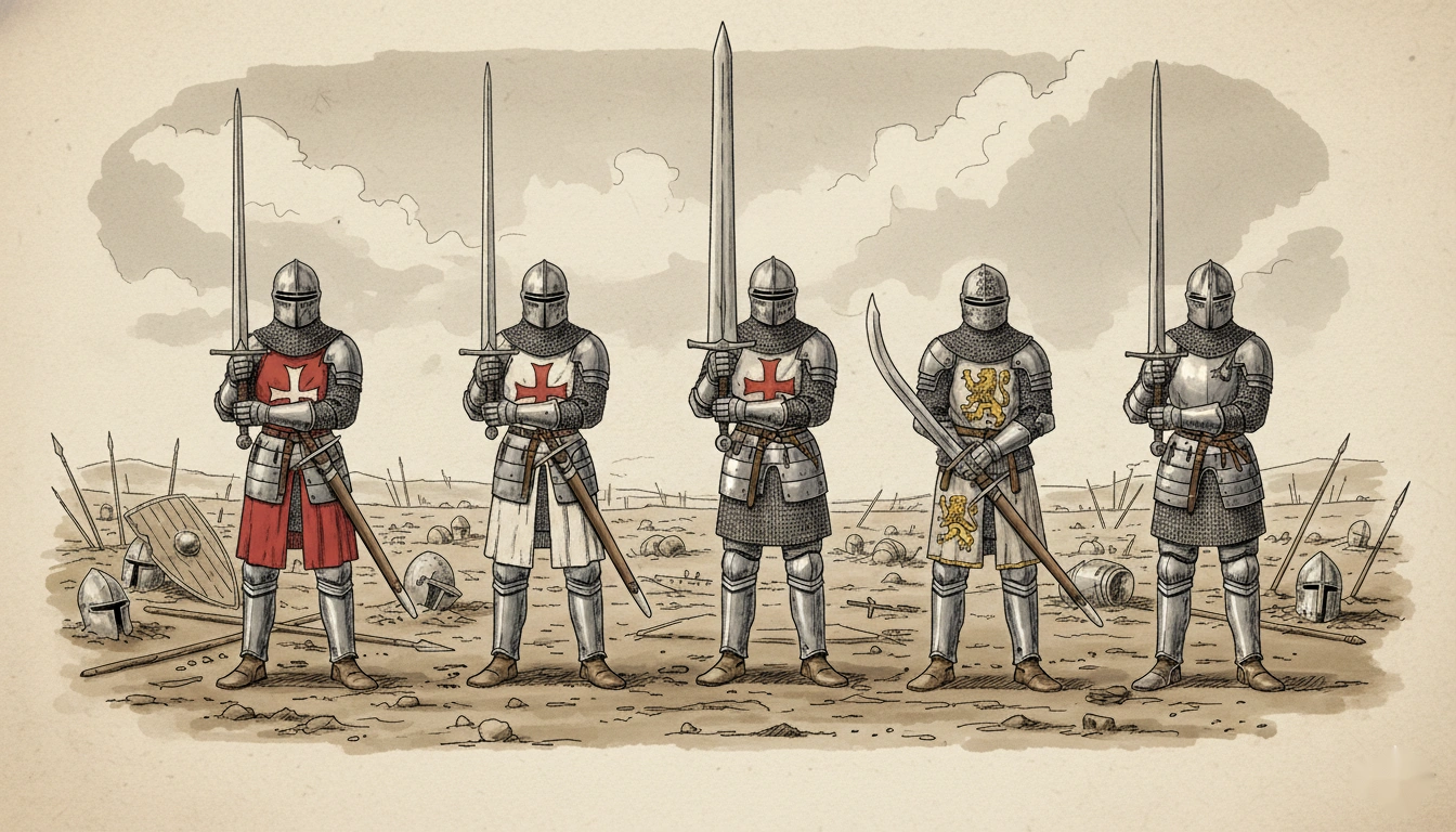 Swords Used By Medieval Knights: Types, History, And Battle Use ...