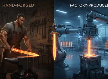 handmade vs machine made sword