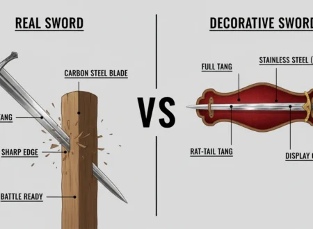 real vs decorative sword